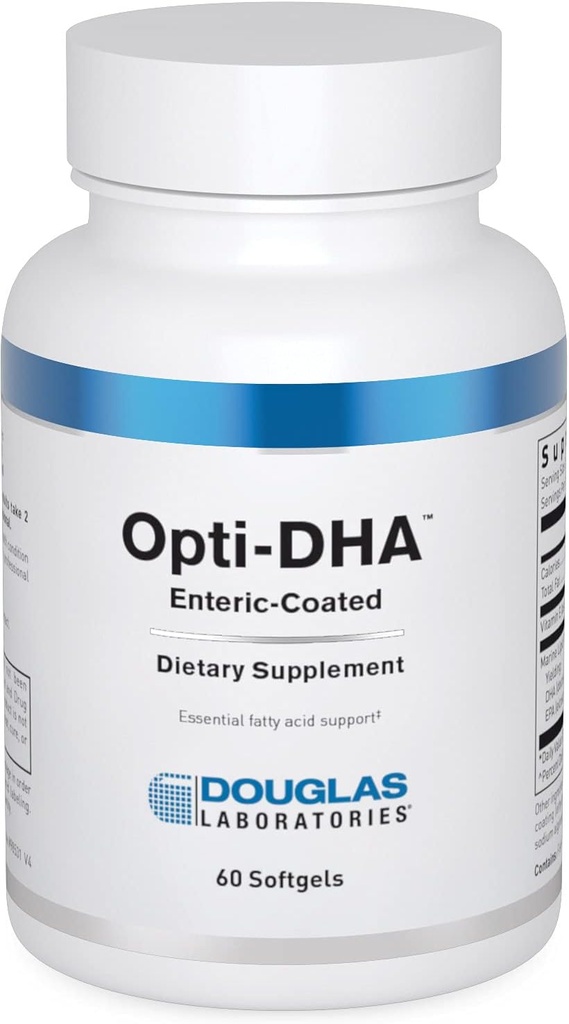 Douglas Laboratories Opti- DHA Enteric- Coated CLAS124; Essential Omega33 Fatty Acids for Cardicular Health CLAS124; 60 Kapsle