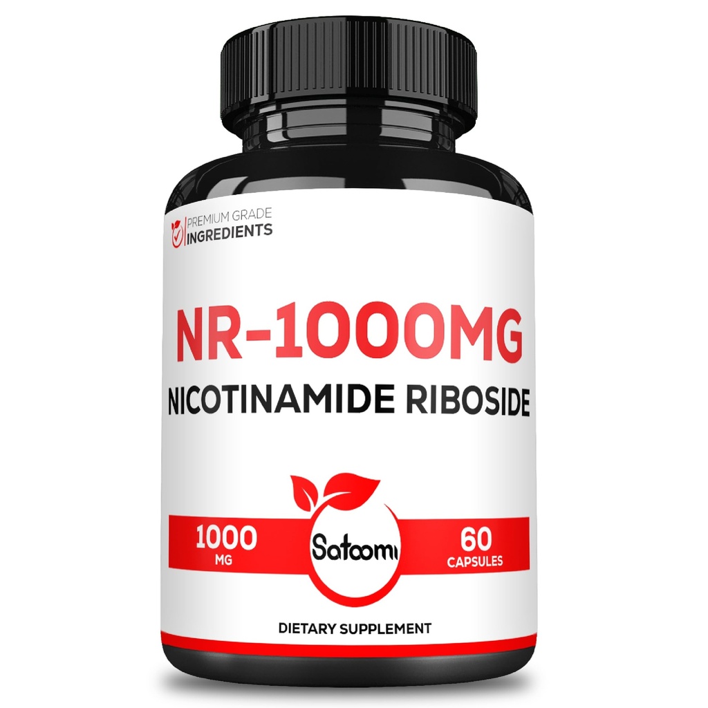Satoomi NAD Nicotinamid Riboside - NR 1000mg dodatek - 60 Počet na 30 dní