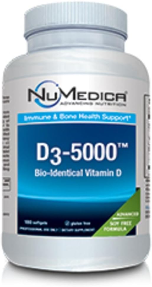 NuMedica - D3 5000 Large - Vitamin D3-180 softgely
