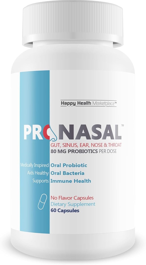 Pro Nasal - Náš nejlepší Sinus Support Supplementary - Ušní krk Probiotika - Sinus Probiotic pro přírodní sinus Support - Orální Probiotika pro ústa špatný dech - Sucho ústa Probiotic - Probiotic Sinus