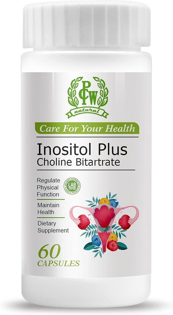 PCW Inositol Plus Choline Bitartate Capsule, 60 Počet