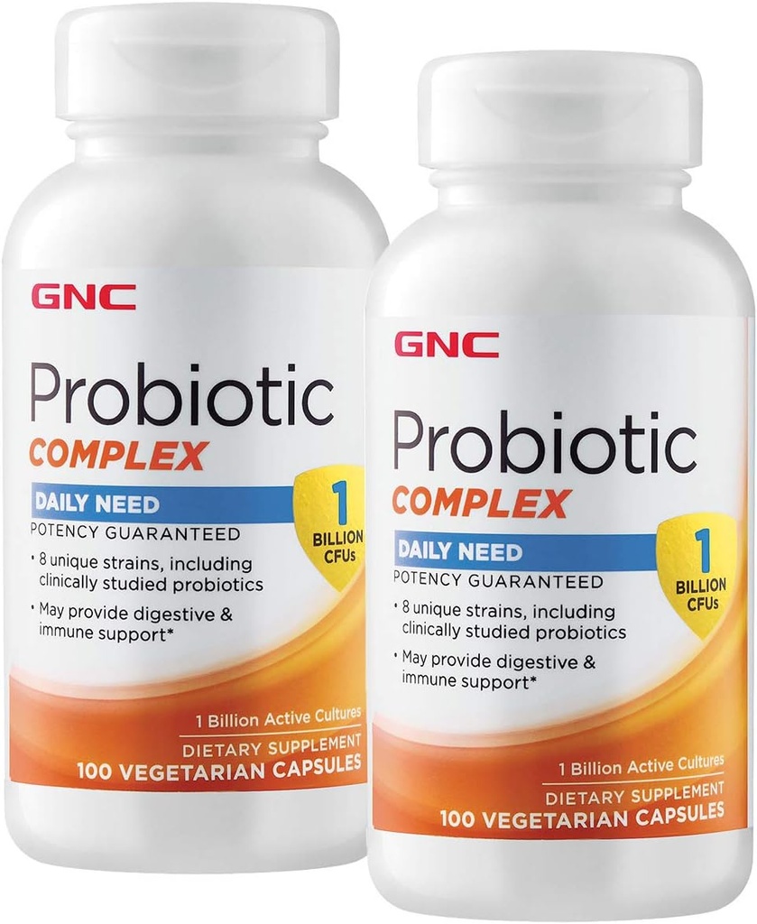 GNC Probiotický komplex denní potřeby - 1 bilion CFU - Twin Pack