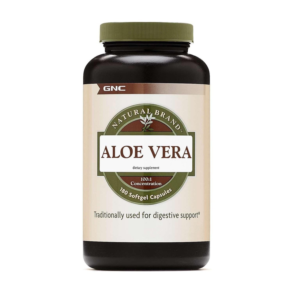 GNC Natural Brand Aloe Vera SoftGel Kapsle