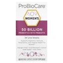 ProBiocare Probiotika pro ženy, 50 Miliardy CFU Multi- Strain Probiotický dodatek, podporuje trávicí, imunita, Respirační, a Vaginální zdraví pro ženy, Gluten zdarma, 60 Kapsle