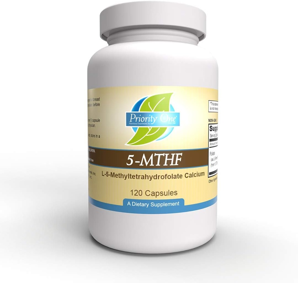 Priorita 1 Vitamíny 5-MTHF 1mg Folátové doplňky Biologicky dostupné Aktivní forma Vitamin B9 120 Vegetariánské kapsle [6] -5-Methyltetrahydrofolát Methylace