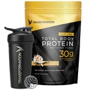 Transformace Vanilla Protein Powder & Performance Izolated Shaker Lahvička 124; 30G Multi- Protein Supersměs 124; Kolagen Peptidy, Vejce White & Plant Směs 124; MCT Oil 124; BCAA aminokyseliny