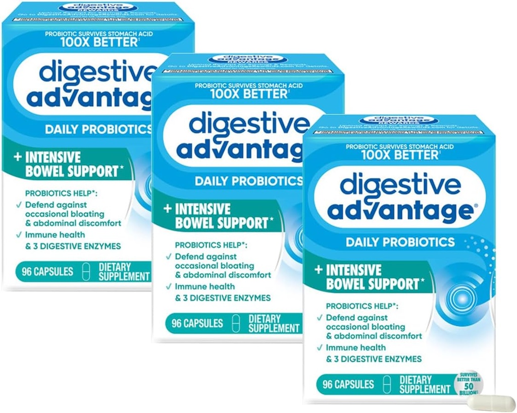 Intenzivní Bowel Support, 96 Kapsle (Balení po 3)