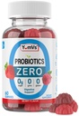 YUM-V 'S - Nulový cukr Probiotické gumy pro stravovací zdraví - Cukr zdarma Probiotika pro ženy, muže a děti - Gut zdraví Probiotické gumy pro dospělé a děti - Stravovací podpora Gummy doplňky - 60ct