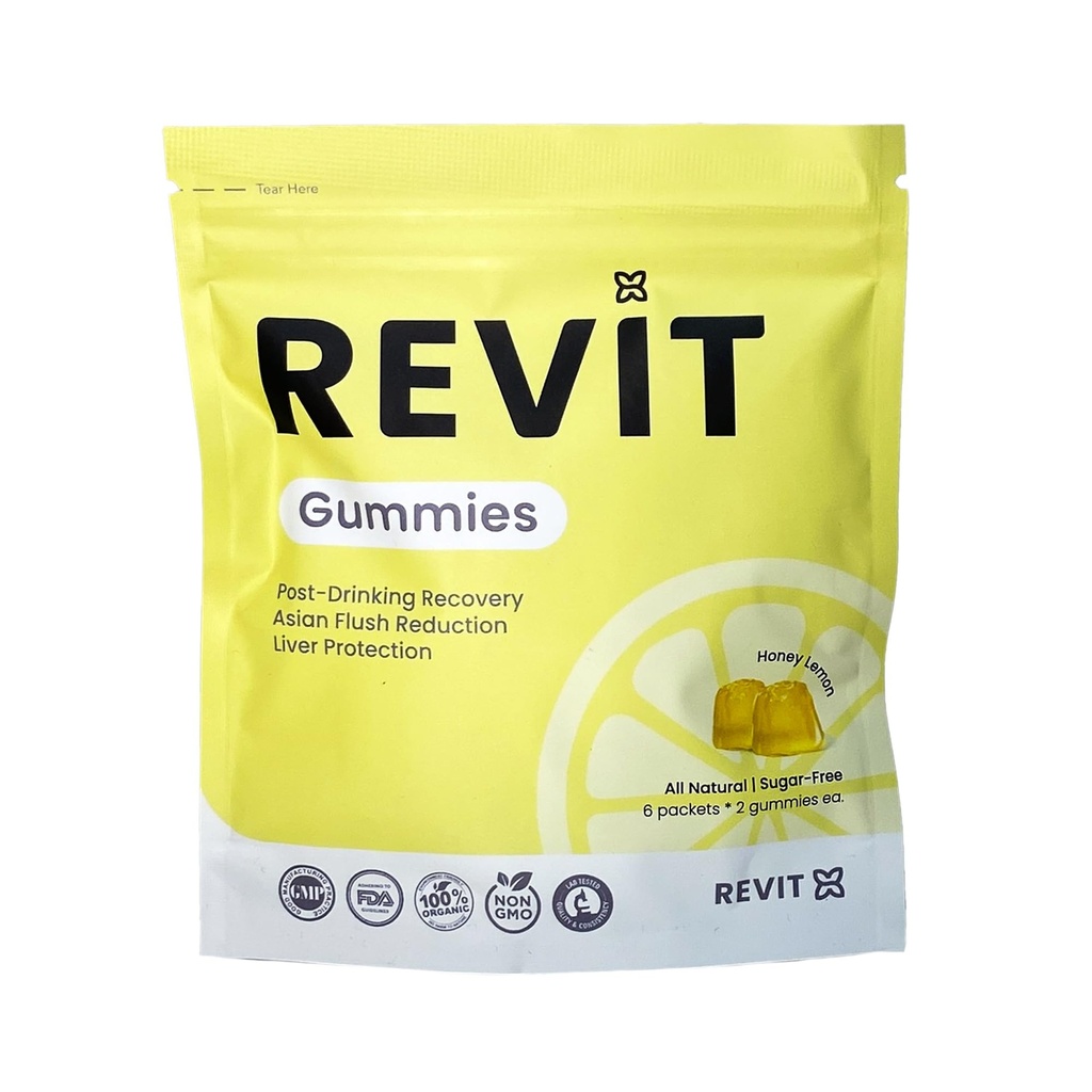 REVIT - ocenění vítězné post- pitné zotavení Gummy 124; Podpora jater & Recovery 124; DHM + Kurkumin + Ginger + Vitaminy + anti- oxidanty 124; All- Natural Gumber 124; Vegetarian Gumber 124; Non GMO