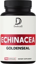 1000mg Echinacea Goldenseal Capsules - 240 Počet 4 měsíční dodávky - Podpora imunitního systému, Well- Being & Oral Health