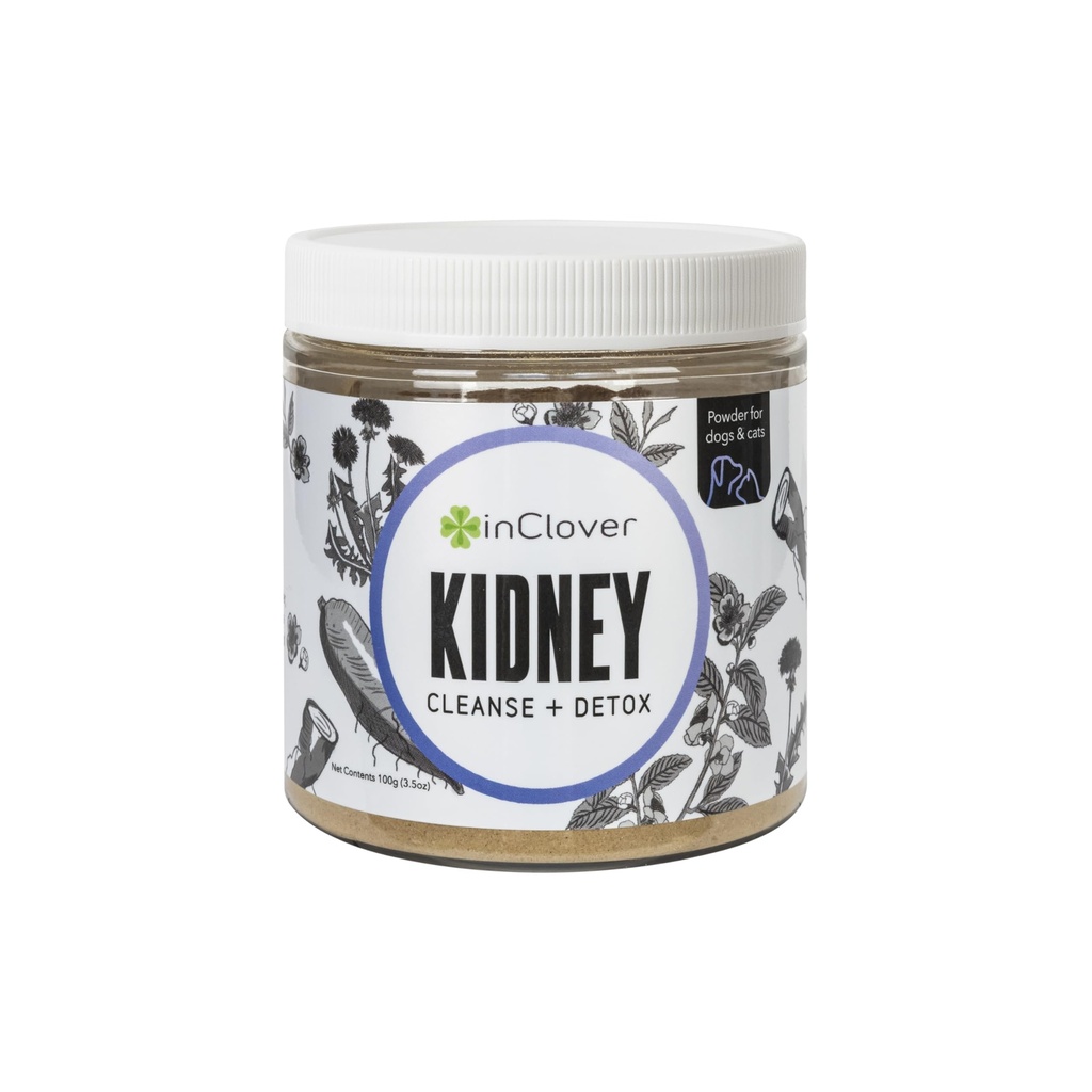 InClover Ledviny - močový měchýř a močový doplněk pro psy a kočky - s Resveratrol (Nalezeno v brusinkách), L- karnitin & D- Mannose - Podporuje zdravé močení Trakt a optimální funkce ledvin