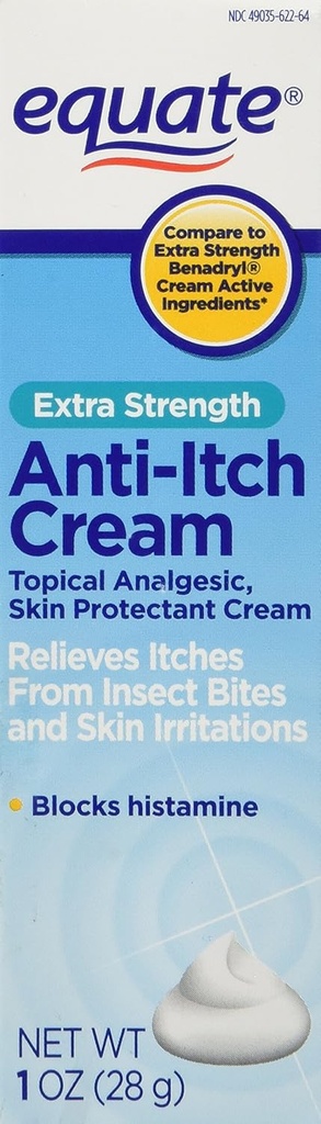 Rovnice - Anti- Itch Cream, Extra síla, 1 oz