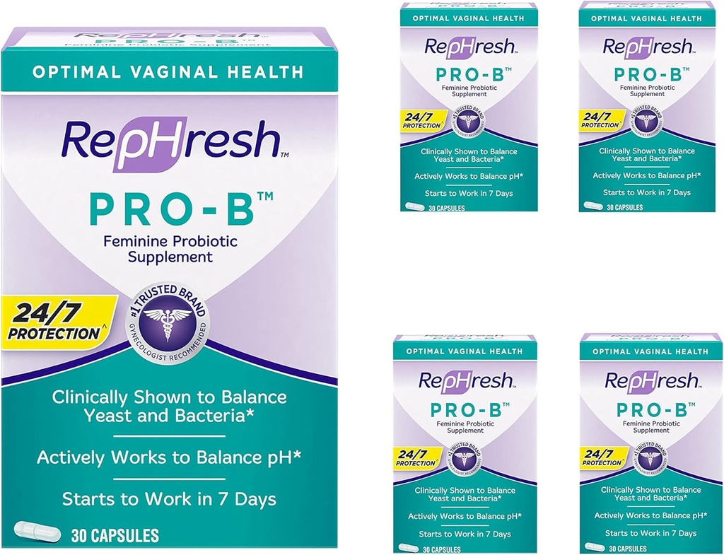 RepHresh Pro-B Probiotický feminin dodatek - 5 Pack