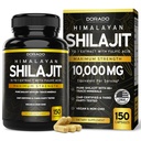 Shilajit Kapsle s 85 + Stopy Minerály (75 Day Supply, 1000mg Extract per Serving) Himalayan Shilajit pro muže a ženy s Fulvic Acid - Třetí strana Tested dodatek, non GMO, Vegan & USA Made