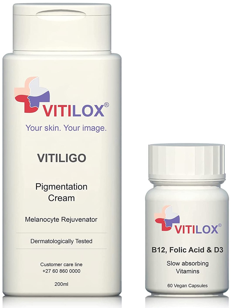 Vitilox ® Vitiligo Omlazující krém a vitamíny