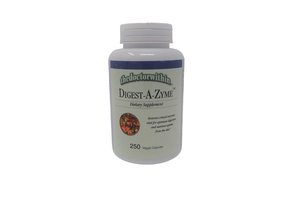 The Doctor Within - Digest- A- Zyme - Obnovuje kritické trávicí enzymy - 250 Veggie Kapsle