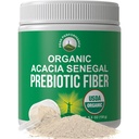 Organic Acacia Senegal Prebiotic Fiber Powder. Neochucené USDA Organic Plant based Soluble Vegan Prebiotics Gut Zdraví dodatek s trávicí Enzymy. HSA + FSA Způsobilé pouze vitaminy Seznam schválených