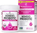 yhn Ženské Probiotic 50 miliard CFU kapsle, Probiotický doplněk pro ženy s 50 Miliony CFU Plus klinicky osvědčené přísady, 60 Ct.