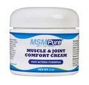 KALA ZDRAVÍ MSMPure Maximální síla MSM Cream - 2 oz, Fast-Absorbing, Non- Staining Formule for Comfort & Flexibility - US- Made MSM