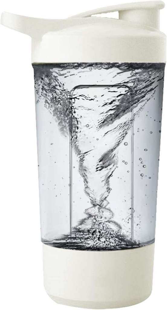 HOTSEVEN Premium Electric Protein Shaker Lahvička, Vyrobeno s Tritan - BPA Free - 14 oz Vortex Portable Mixer Cup / USB Dobíjecí Shaker Cupy pro proteinové shakes