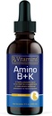 Rx Vitamíny Amino B + K - Kočičí vitamín B & Draslík Doplatek pro kočky - s aminokyselinami Taurin & Lysin - AIDS v podpoře ledvin a imunitní podpora koček - Játra & Bacon 4oz