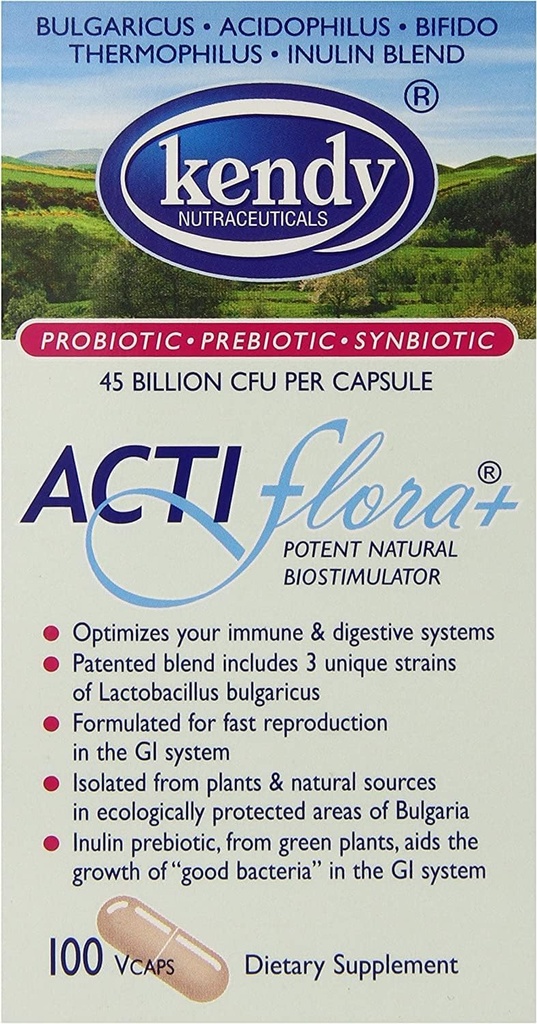 Kendy USA, Actiflora +, Potent Natural Biostimulátor, 100 Veggie Caps