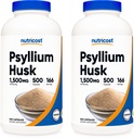 Nutricost Psylium Husk 1500mg; 500 tobolek (2 lahve)