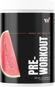 Peak Performance Best Pre Workout Powder: Energizing Blend with l theanin, Beta- Alanin, Betaine Bezvodý, Alpha GPC & B-Vitamins - Sugar- Free for men & Women - Sweet Watermeloun Flavor