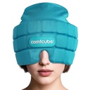 Migréna a bolest hlavy Relief Ice Cap, 2 hodiny dlouhá dlouhá studená terapie Nosit & Wasable Form Fitting Ice Hat for Sinus & Stress Relief, Puffy Eyes, Těžké Migrény, Chemo