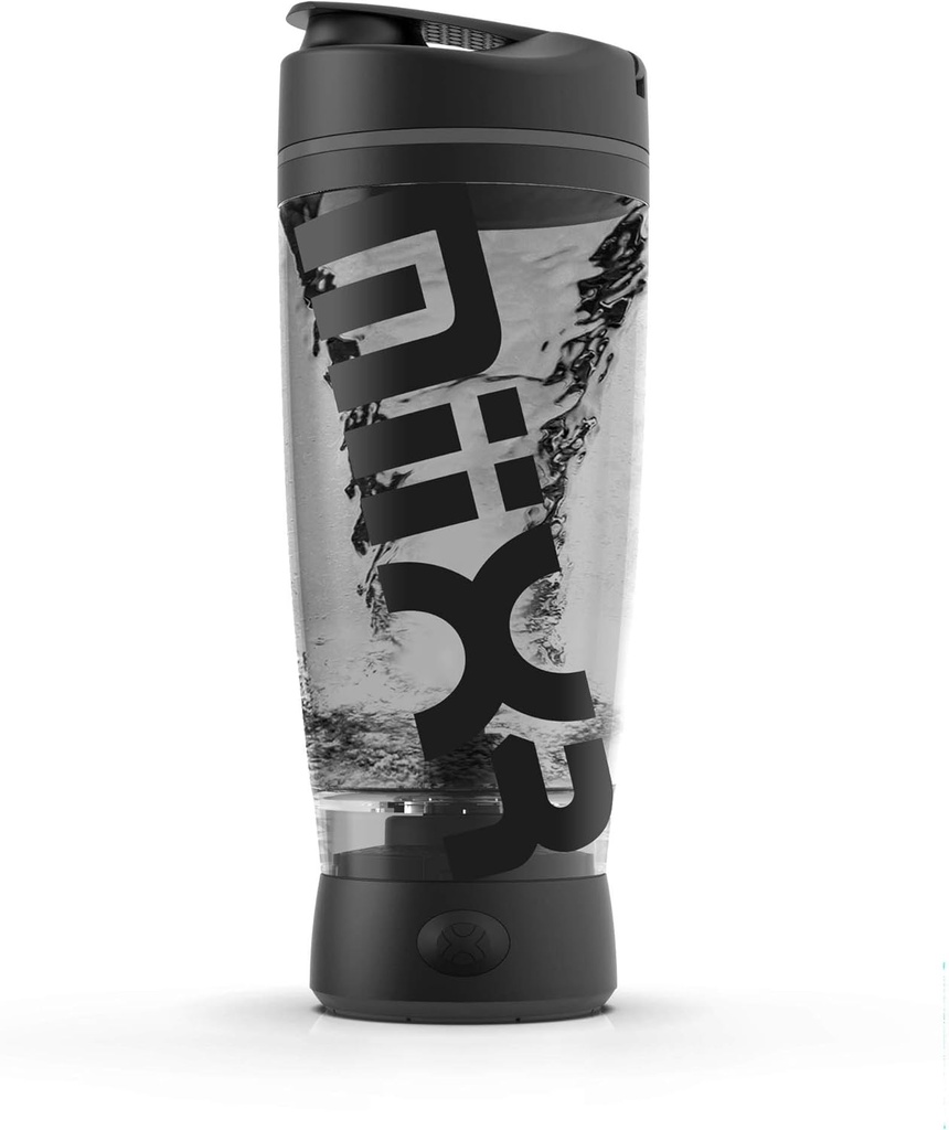 Promixx Original Shaker Bottle (MiiXR Edition) - Battery-poháněné pro hladké proteinové třepačky - BPA zdarma, 20oz Cup (Black / Gray)