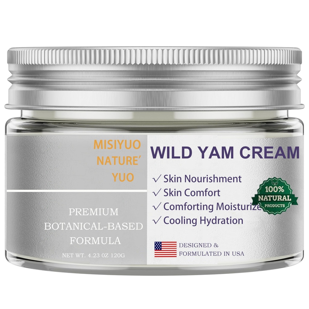 Organické Wild Yam krém pro ženy - Soothing Skin Comfort, přírodní složky, 120g