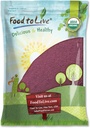 Potraviny pro živé organické černé bezinky Juice Powder, 8 Pounds - Non- GMO, Vyrobeno ze syrových sušených bobulí, neposkvrněné, Vegan, Bulk, Skvělé pro pečení, Smoothies, jogurty, žádné siřičitany, Obsahuje maltodextrin
