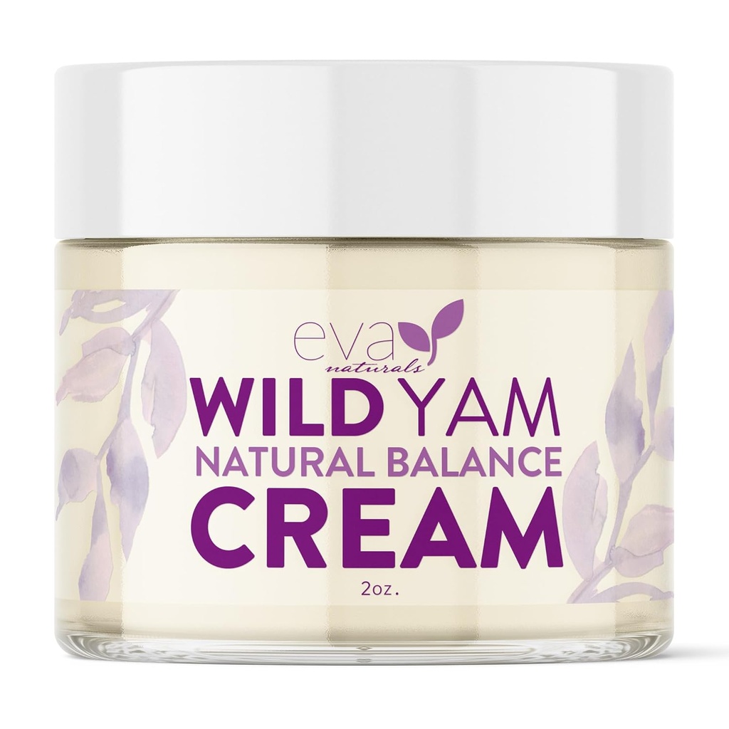 Wild Yam Cream for Hormon Balance - Wild Yam Root Moisturizer With Chaste Tree Berries & Red Clover - Shea Butter Moisturizer For Hormonal Balancing - Obohacený Wild Yam Root Cream For Women (2 oz)