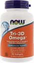 Foods Now Foods, (3 balení) Tri-3D Omega, 330 EPA / 220 DHA, 90 Softgels