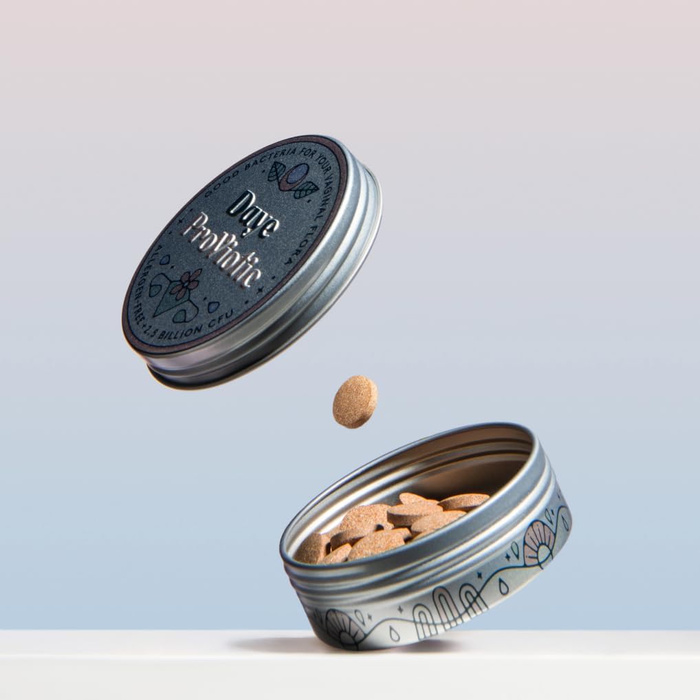 DAYE ProViotics: Womens Probiotic for pH Balance. Žena Vaginální Probiotika. Lactobacillus Plantarum Probiotic Obsahuje 2,5 miliardy živých buněk. Podporuje zdravé Vaginal a Gut Microbiome.