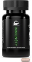 Sur Imunity Support Supplementary with Vitamin C, Acerola Cherry, Turmeric & Green Tea Extract - Optimal Defense Wellness Regimen, Antioxidant Blend & Vegan Polyfenol Dodatek (120 Kapsle)