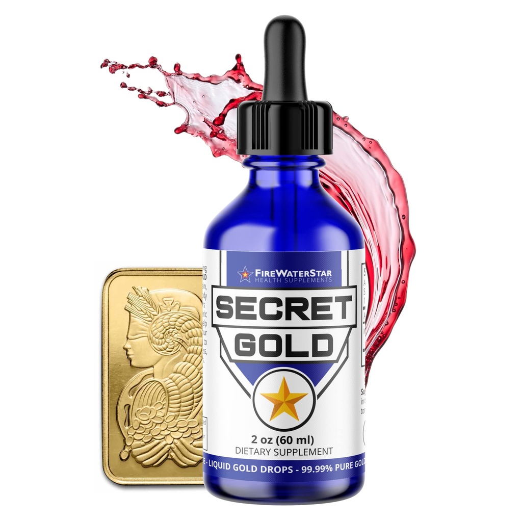FWS Koloidní Gold Tekuté Kapky, Nanebevzetí Meditace Spiritual Aid Brain Boost, Vylepšení jasnost Sny Intuice, Vyrobeno z 99,99% Čisté švýcarské zlato, 100 ppm, Ruby Red, Real 24K