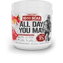 5% Nutrition Rich Piana AllDayYouMay BCAA Powder 124; Premium Intra & Post Workout Amino Acids, Hydration, Endurance, Muscle Recovery, Joint & Játra Podpora 124; 16.93 oz, 30 Služeb (ovocný punč)