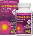 Přírodní faktory, Vitamin B12 Methylkobalamin 1000 mcg, Nabízí nejvíce metabolicky aktivní formu B12, Rychlé rozpuštění tablety
