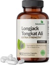 Futurebiotika Longjack Tongkat Ali Extra Strength Energy & Stamina Support - Non- GMO, 90 Vegetariánské kapsle