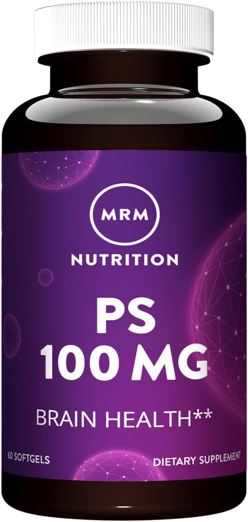 MRM Nutrition PS 100mg PHARMAD124; Fosfatidylserin PHARMAD124; Brain Health PHARMAD124; Paměť + učení se PHARD124; Gluten- Free PHARD124; 60 Servings