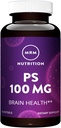 MRM Nutrition PS 100mg PHARMAD124; Fosfatidylserin PHARMAD124; Brain Health PHARMAD124; Paměť + učení se PHARD124; Gluten- Free PHARD124; 60 Servings