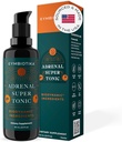 CYMBIOTIKA Adrenal Super Tonic Liquid Supplement with Ashwagandha, Zinek, Levandule, Svatá bazalka, pro imunitní podporu a relaxaci, gluten Free, Vegan, Keto, Berry, 2 fl oz