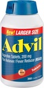 360 Advil potahované tablety 200 Mg Reliever bolesti