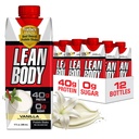 Lean Body Ready- to- Drink Vanilla Protein Shake, 40g Protein, Syrovátka, 0 Cukr, gluten Free, 22 Vitamíny & Minerály, 17 Fl Oz (balení po 12) LABRADA