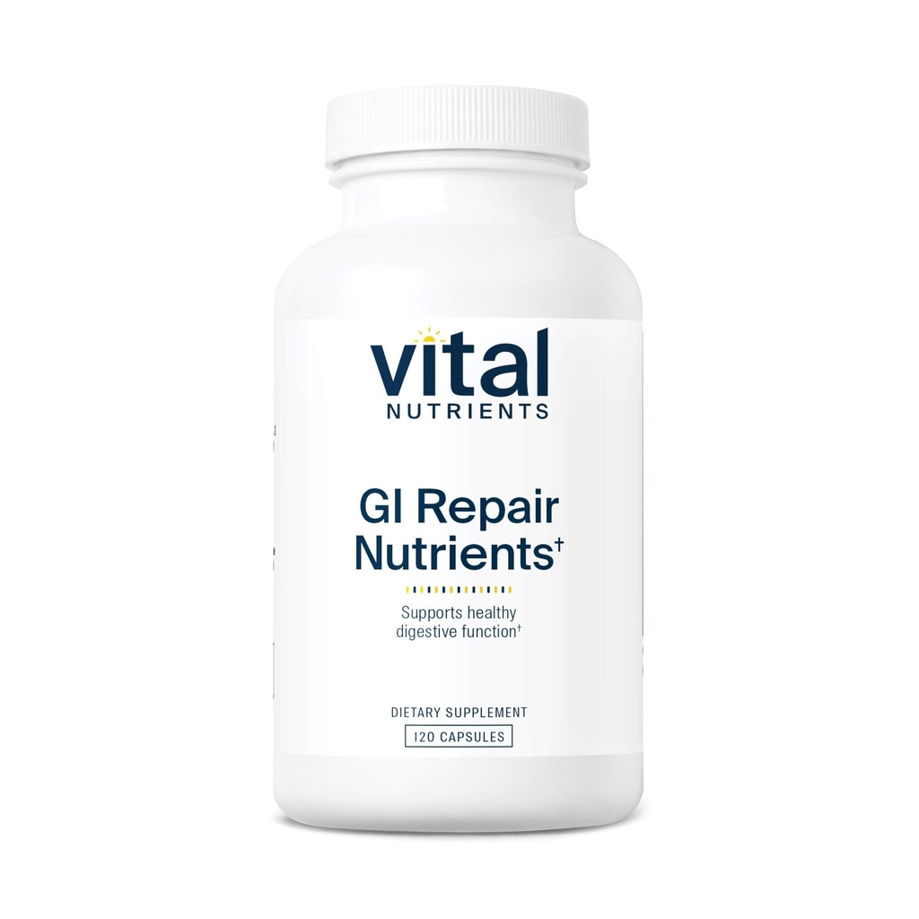 Vital Nutrients GI Opravy Nutrients IR 124; Leaky Gut Capsule s L Glutamine a N-Acetyl IR 124; Digestive Enzyme Supplementary to Supplementary Gut Health and Digestion IR 124; Gluten and Dairy Free IR 124; 120 Capsules