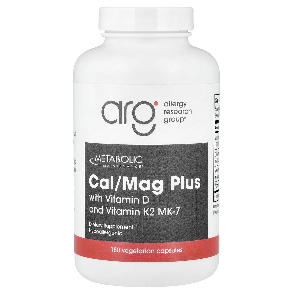 Metabolická údržba - Cal / Mag Plus w / Vitamin D & K2 180 čepice