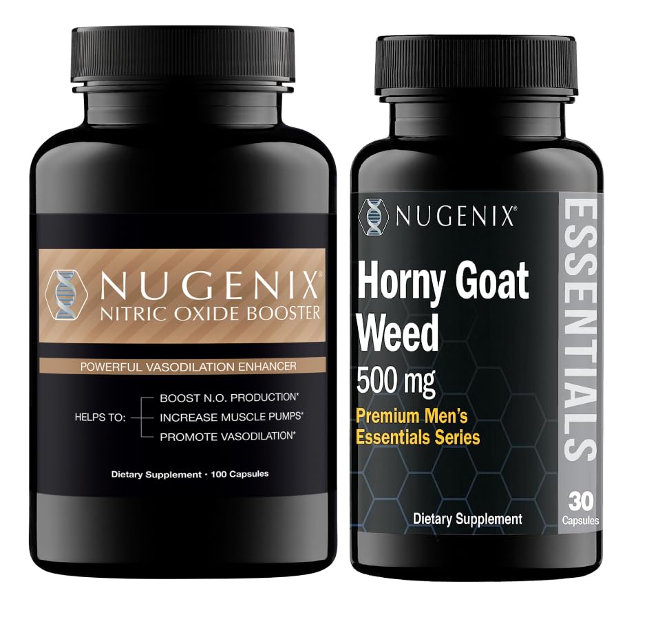 Nugenix Nitric Oxide Booster a Horny Kozí plevel doplňky pro muže