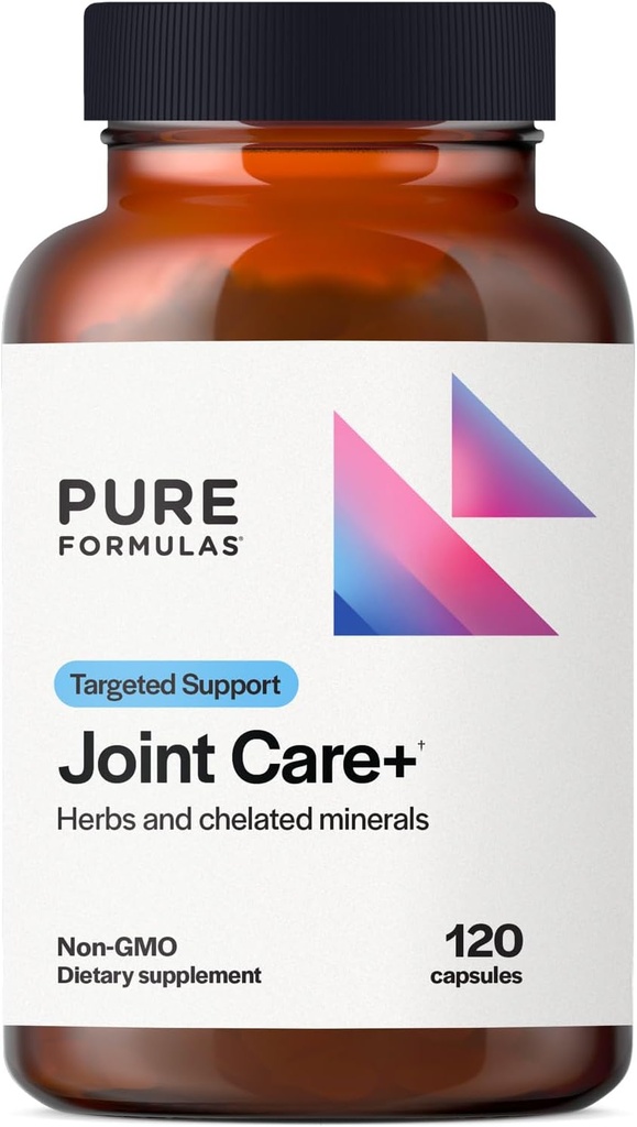 Purefillas Joint Care + - Premium Joint Support Supplementary with Hyaluronic Acid, Glucosamine, MSM, Green Lipped Mussel, Turmeric & More - Non- GMO Formule pro dospělé (120 Kapsle)