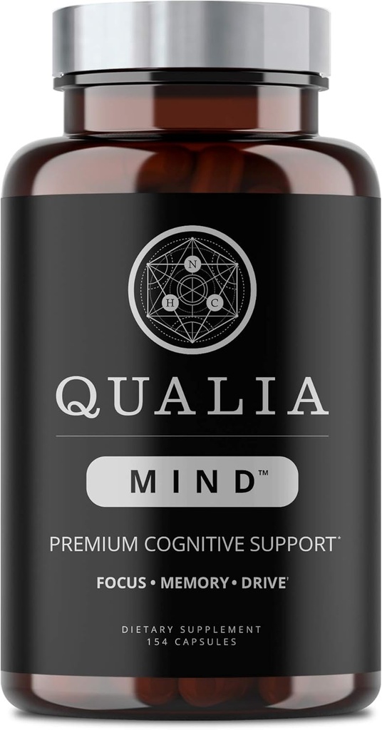 NEUROHACKER COLLECTIVE Qualia Mind Nootropics 154 ct CLAS124; Top Brain Supplement for Memory, Focus, Mental Energy